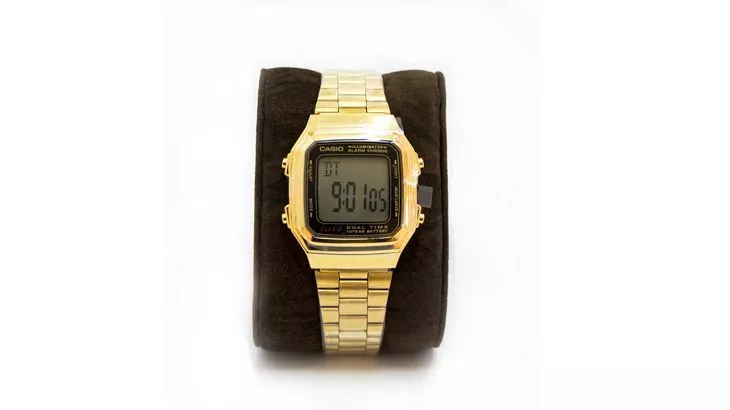 ساعت casio مدلa178w رنگ طلایی همراه با52% تخفیف پرداخت 195000 تومان به جای 400000 تومان