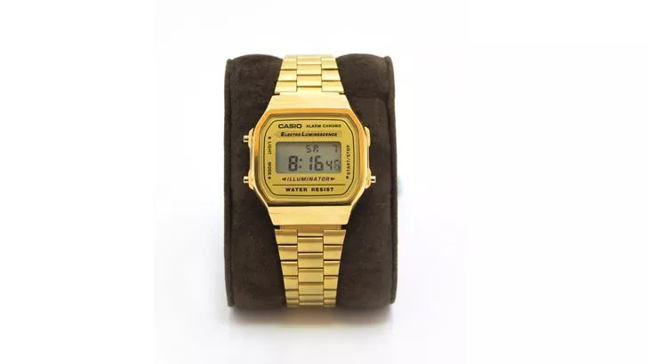 ساعت casio مدلa168w رنگ طلایی همراه با37% تخفیف 191000به جای 300000تومان