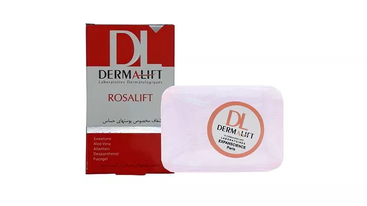 پن شفاف مخصوص پوستهای حساس  و ضد قرمزی درمالیفت مدل Rosalift وزن 100 گرم