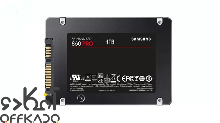 حافظه SSD اینترنال 1 ترابایت samsung مدل 860 PRO