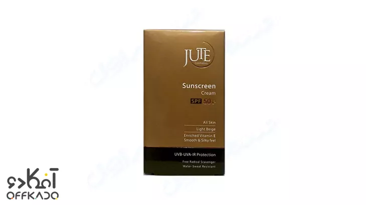 ضد آفتاب ژوتJUTE انواع پوست بژ روشن SPF50 با بهترین کیفیت و تخفیف آفکادو