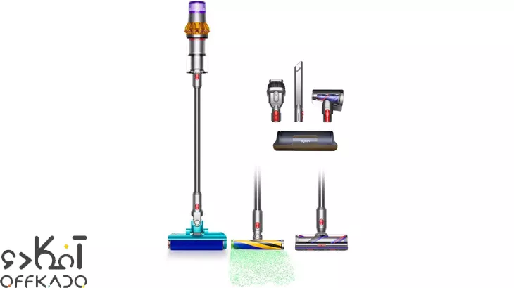 جارو شارژی دایسون آب و خاک Dyson V15s Detect Submarine با ضمانت اصالت و سلامت کالا