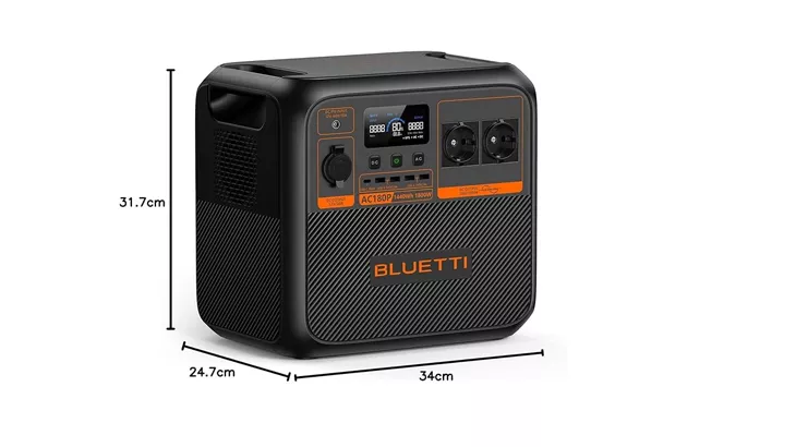 پاور استیشن BLUETTI مدل AC180P Power Station آمریکا 2700w  با ضمانت اصالت و سلامت کالا