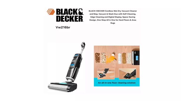 جاروشارژی سه کاره بلک اند دکر vw216br crosswave  با ضمانت اصالت و سلامت کالا به همراه 12 ماه گارانتی