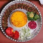 چلو کباب کوبیده آذربایجانی