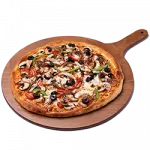 پیتزا آمریکایی مرغ استیکی