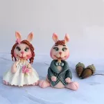 عروسک های جفتی عروس و داماد 