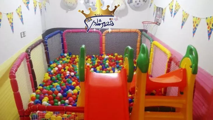 بازی و شادی کودکانه در خانه کودک قصر شادی تا 60٪ تخفیف و پرداخت از 4000 تومان به جای ۱۰۰۰۰ تومان
